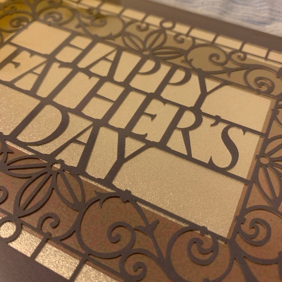 ⚡️5/$30⚡️Papyrus laser cut lettering, FD card - Picture 5 of 7
